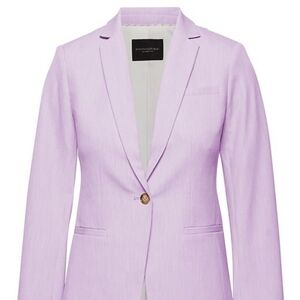 Banana Republic Pastel Lavender Tailored Blazer